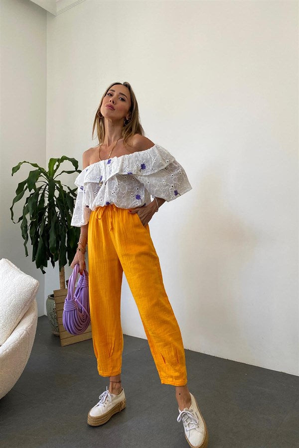 Pantaloni Casual  Summer Orange
