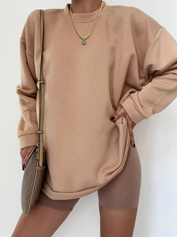 Bluza Basic Oversize Camel