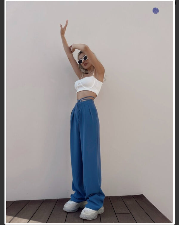 Pantaloni Camy Albastru