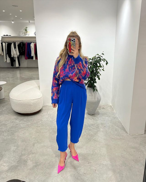 Pantaloni  Lungi Aria Albastru