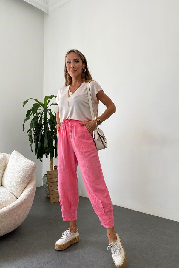 Pantaloni Casual  Summer Roz
